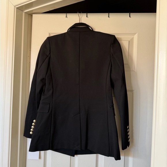 CLASSIC SIX KATHARINE DOUBLE-BREASTED BLAZER IN BLACK - Picture 6 of 9